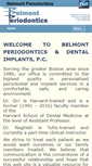 Mobile Screenshot of belmontperiodontics.com